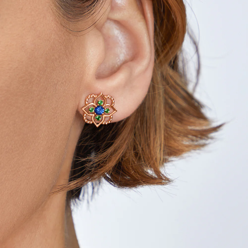 Giardino Small Earring Ruby - Image 3