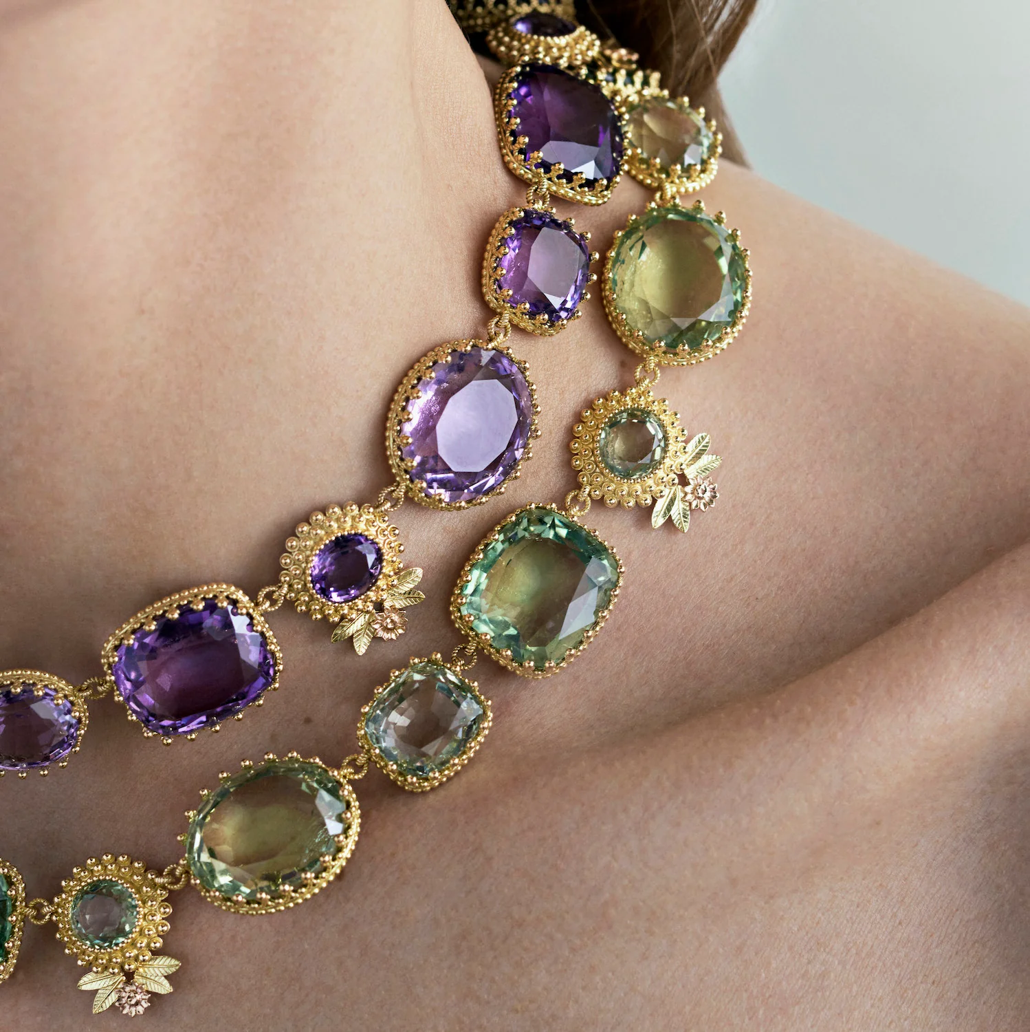 Pierreries Necklace Amethysts - Image 3