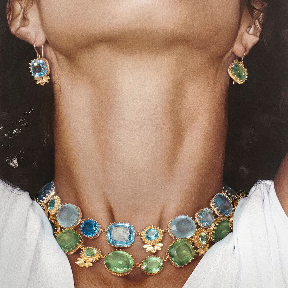 Pierreries Necklace Prasiolites - Image 4